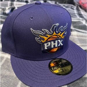7 1/2 Phoenix Suns Fitted Hat. New Era 59 Fifty. Purple Brand New Never Worn NWT